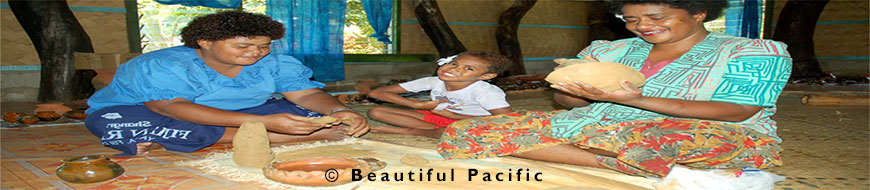 pottery village in the fiji islands