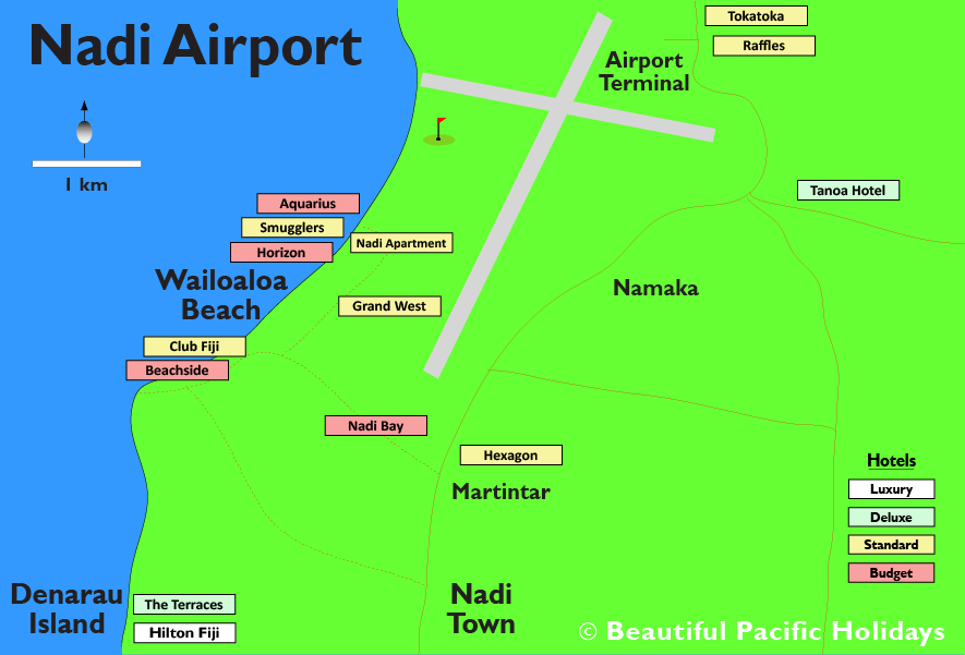 map of denarau island and nadi coast