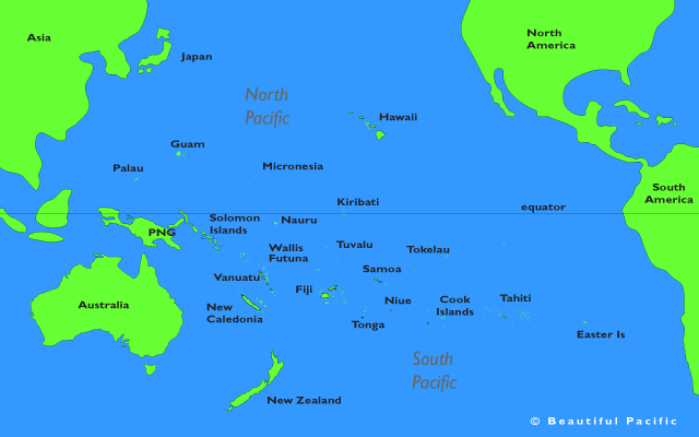 south pacific islands