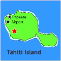 map of tahiti island